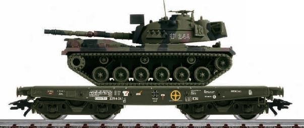 Marklin48721 Платформа с танком "M 48", 1/87