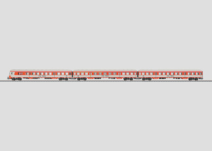 Marklin43808 Комплект вагонов “Городской железной дороги” (DB) типа “City-Bahn” Bnrzb 778 Ep.IV H0