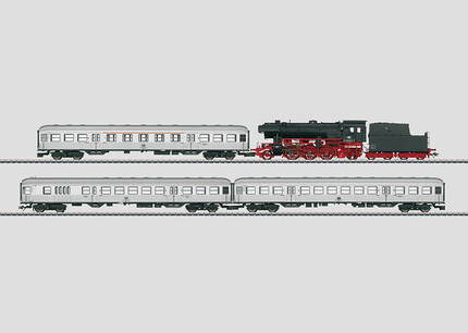 Marklin26543 Локомотивом BR 23+3 вагона  Пригородный поезд Федеральной железной дороги Германии (DB) Ep.IV H0