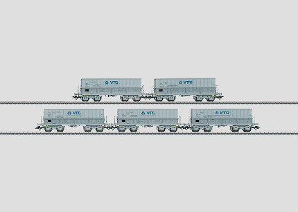 Marklin48431 Набор из 5-ти грузовых вагонов VTG Benelux B. V., для перевозки минеральной руды Era V H0
