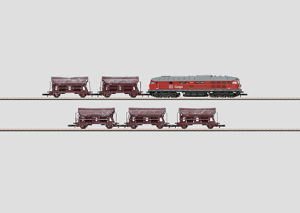 81450 Товарный состав "Lime Transport" (локомотив, 5 вагонов) , Marklin