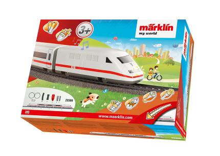 Marklin29300 Стартовый набор Скоростной поезд "ICE" (Batterie) H0