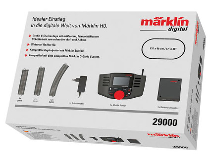 Marklin29000 Цифровой Стартовый комплект с цифровой станцией 120В и 230В, H0
